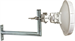 Wall-mounted antenna bracket "L", length 35cm, height 20cm, diameter 32mm, retail package