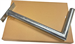 Wall-mounted antenna bracket "L", length 35cm, height 20cm, diameter 32mm, retail package
