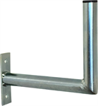 Wall-mounted antenna bracket "L", length 25cm, height 20cm, diameter 32mm, retail package