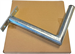 Wall-mounted antenna bracket "L", length 25cm, height 20cm, diameter 32mm, retail package