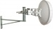 Wall-mounted antenna bracket "L", length 30cm, height 15cm, diameter 32mm, retail package