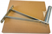 Wall-mounted antenna bracket "L", length 30cm, height 15cm, diameter 32mm, retail package