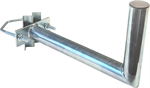 Antenna mast mounted holder "L", lenght 35cm, height 20cm, diameter 42mm, U-Bolt 100mm