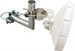 Antenna mast mounted holder "L", lenght 20cm, height 20cm, diameter 42mm, U-Bolt 100mm