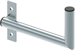Wall-mounted antenna bracket "L" - left, length 25cm, height 12cm, diameter 32mm