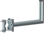 Antenna bracket for balcony "L", length 25cm, height 20cm, diameter 42mm
