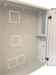 Conexpro wall-mounted cabinet 4+2U, LC-18, indoor