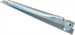 Antenna mount with tilt adjustment for installation under roof tiles onto a rafter, length 40cm, diameter 35mm
