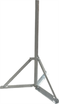 Tripod mast, height 1.2m, diameter 48mm, hot-dip galvanized