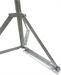 Tripod mast, height 1.2m, diameter 48mm, hot-dip galvanized