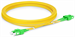 Conexpro fiber optic patch cord, SCapc/SCapc, Duplex, Singlemode 9/125, 5m