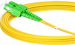 Conexpro fiber optic patch cord, SCupc/SCapc, Duplex, Singlemode 9/125, 1m