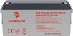 Conexpro batery AGM 12V, 65Ah, lifetime 10 years, M6, Deep cycle