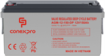 Conexpro batery AGM 12V, 150Ah, lifetime 10 years, M8, Deep cycle