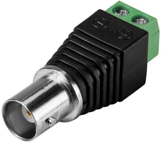 Conexpro BNC connector to 2-wire terminal block adapter, female
