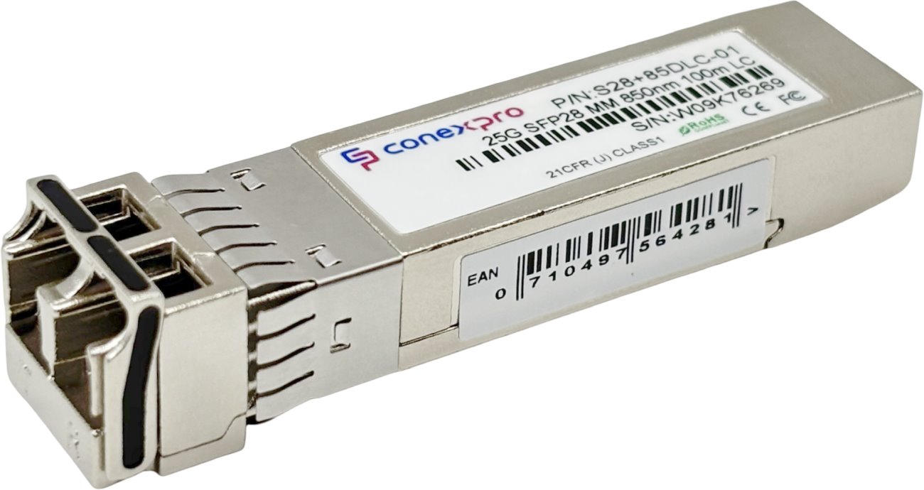 Conexpro 25G SFP28 optical module, MM, 850nm, 100m, 2x LC, DDM