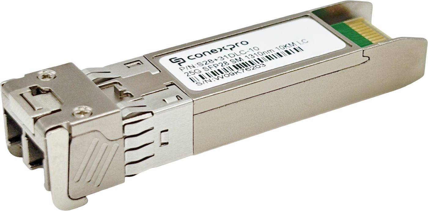 Conexpro 25G SFP28 optical module, SM, 1310nm, 10km, 2x LC, DDM