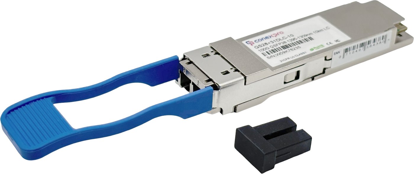 Conexpro 100G QSFP28 optical module, SM, 1310nm, 10km, 2x LC, CWDM, DDM