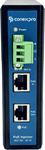 Conexpro Gigabit PoE injector for DIN rail, input 12-48V DC, 802.3af/at/bt, 60W