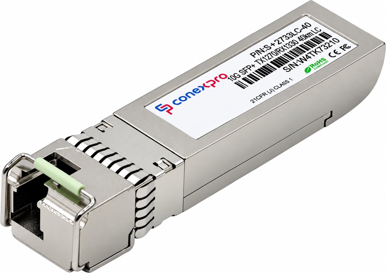 Conexpro 10G SFP+ optical module, WDM/BiDi, SM, Tx1270/Rx1330nm, 40km, 1x LC, DDM